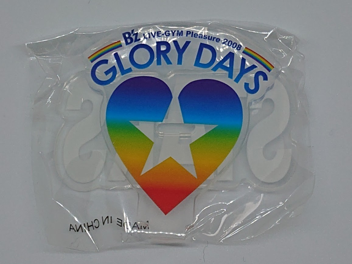 ツアーバゲージタグ B'z GLORY DAYS 2008 公式グッズ バゲッジ ツアー