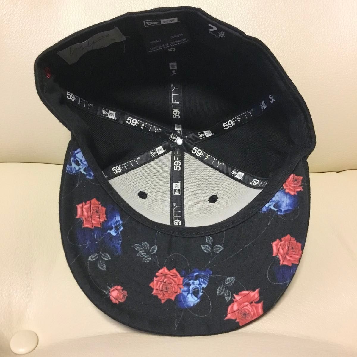 未使用】ヨウジヤマモト スカルローズ ニューエラ 59FIFTY キャップ 7