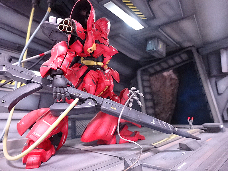 Yahoo!オークション - Gフレーム サザビー ジオラマ 塗装済み完成品