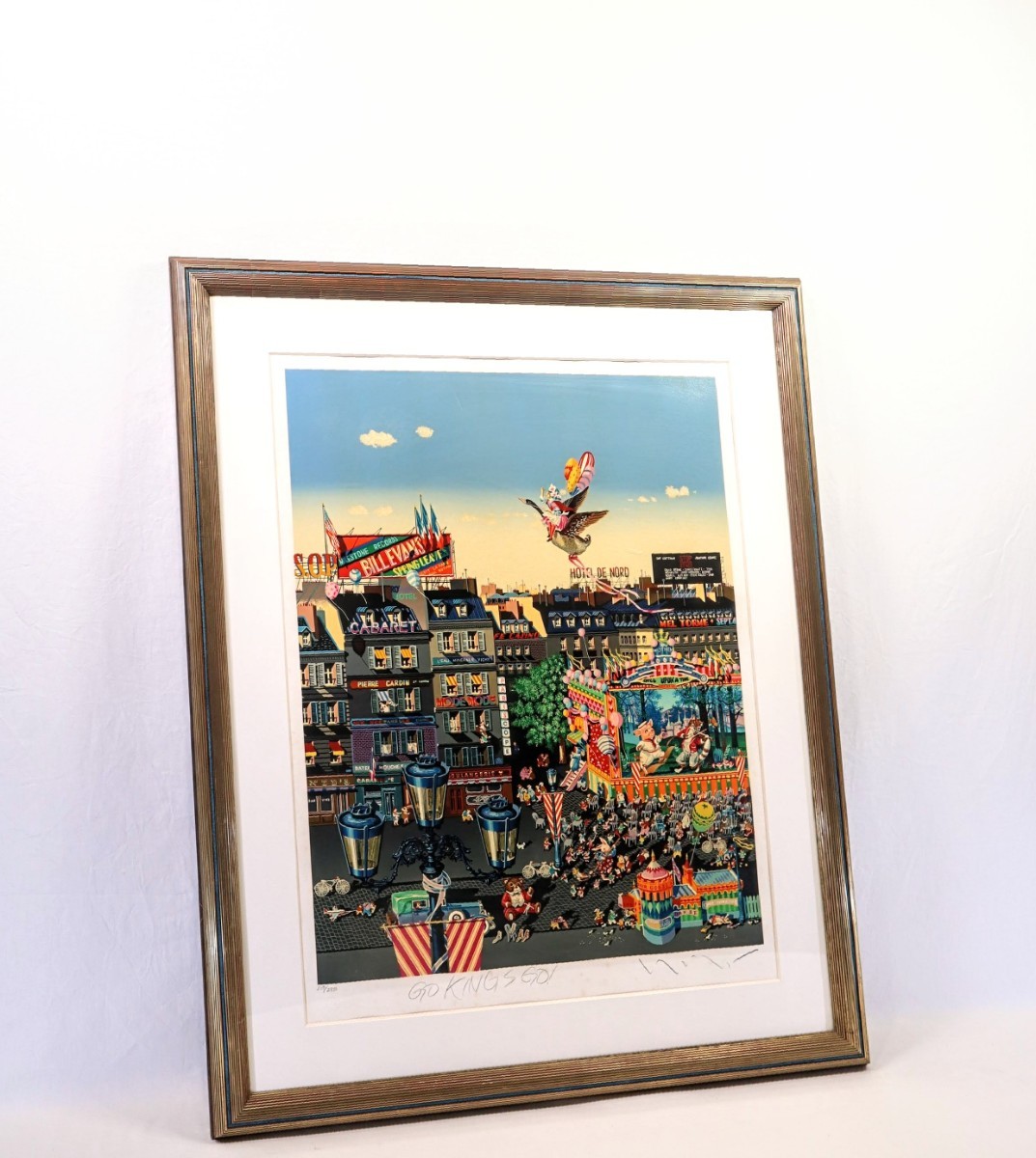 ヒロヤマガタ 絵画 コートヤードファウンテン ヒロヤマガタ絵画コート