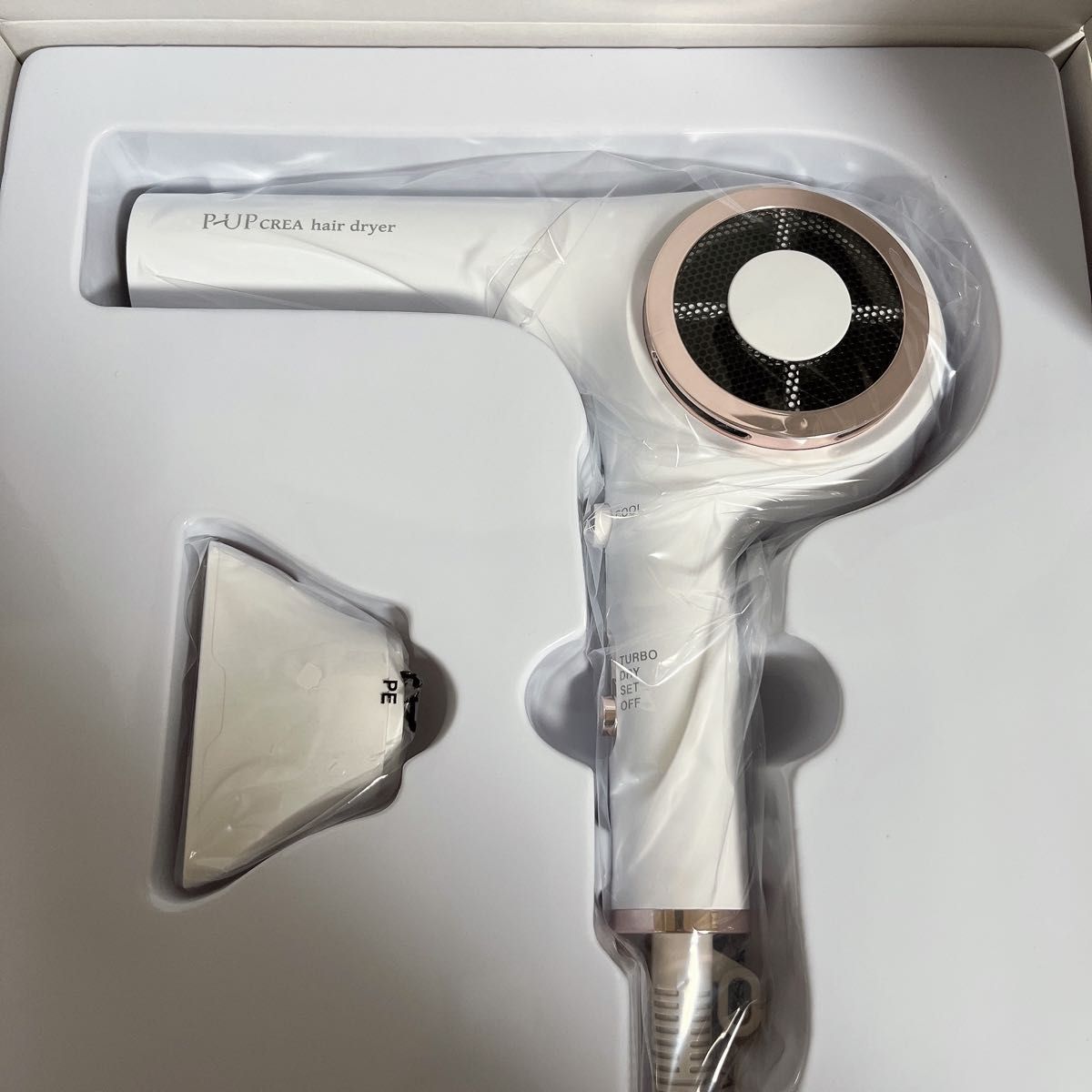 P-UP CREA hair dryer ホワイト 2024年製 P-UPクレア ヘアドライヤー