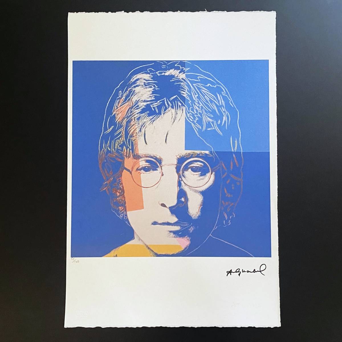 美品】アンディ・ウォーホル JOHN LENNON ジョンレノン リトグラフ