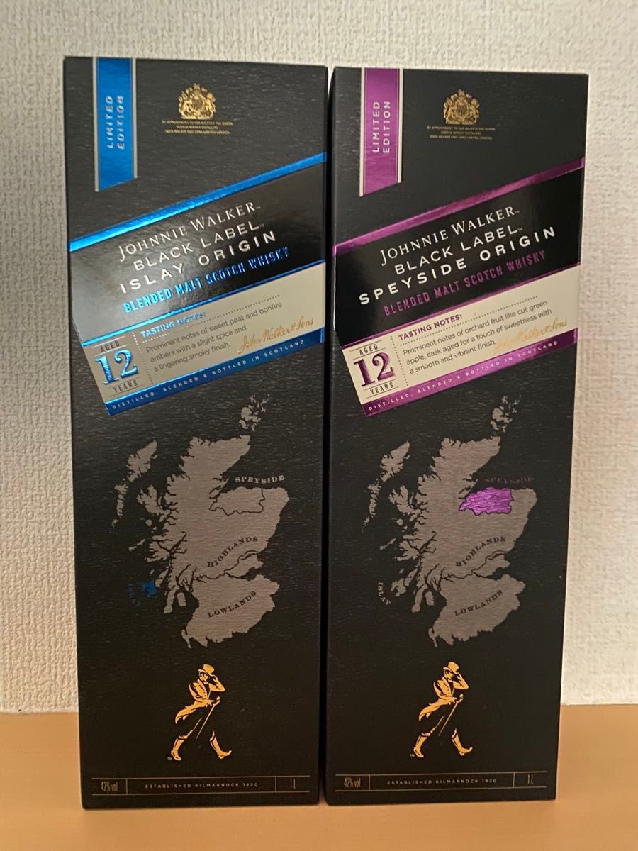 ジョニーウォーカー ブラックラベル アイラオリジン スペイサイド