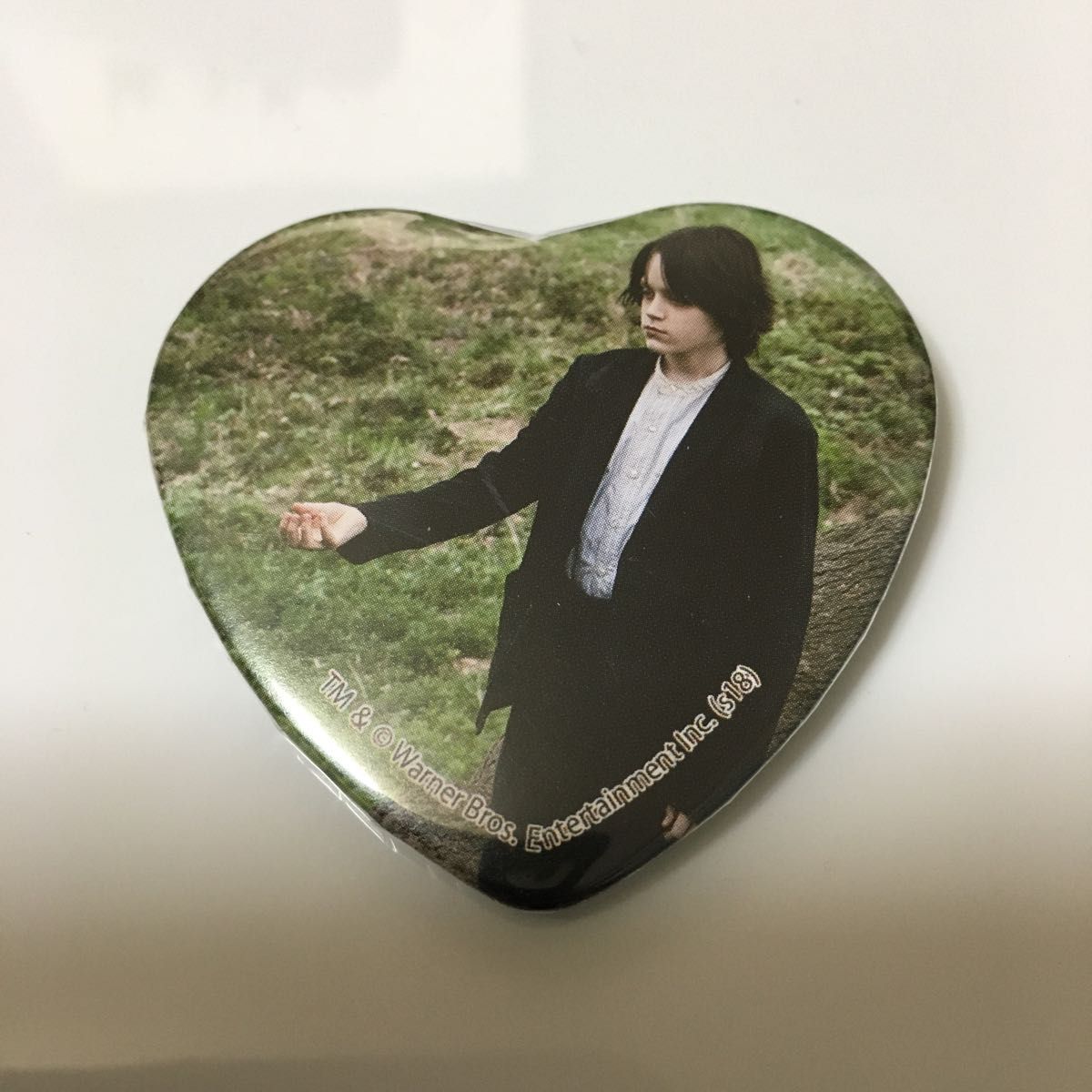 セブルス・スネイプ ハート型 缶バッジ ー セブルス・スネイプ ハート