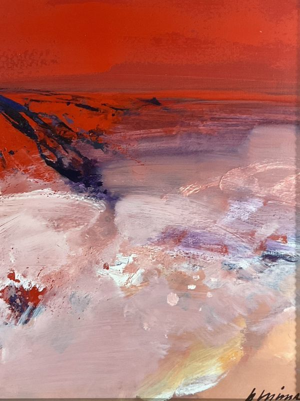 真作 油絵 絵画 花 三浦義幸 flor de campo 油彩12号 真作 油絵 絵画