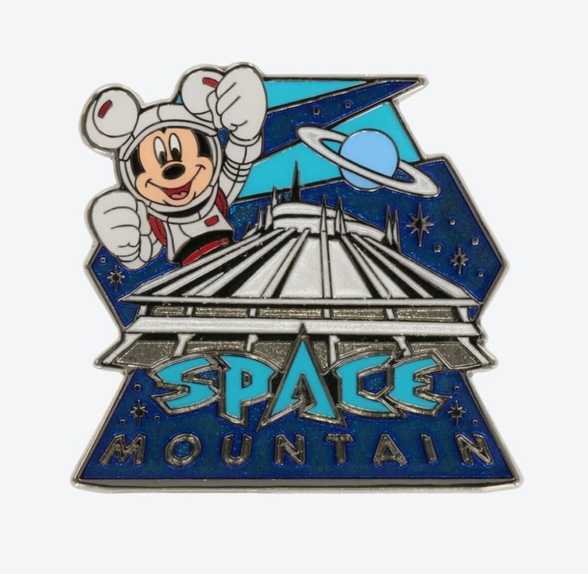 ディズニー スペースマウンテン ピンバッジ ミッキー｜Yahoo!フリマ