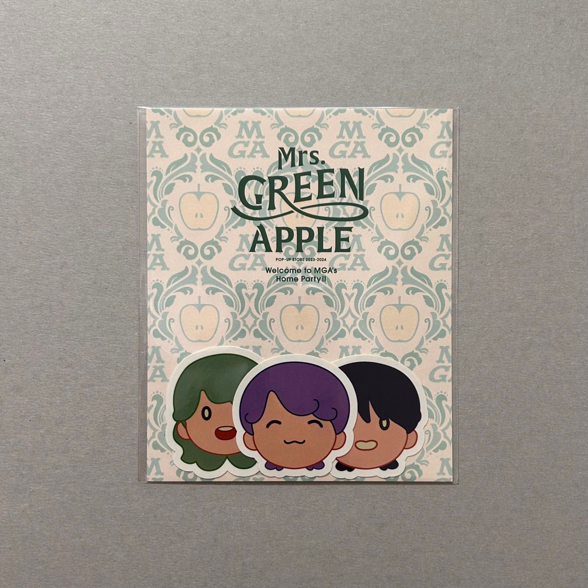 ミセスグリーンアップル キーホルダー、ステッカー、ポストカード Mrs