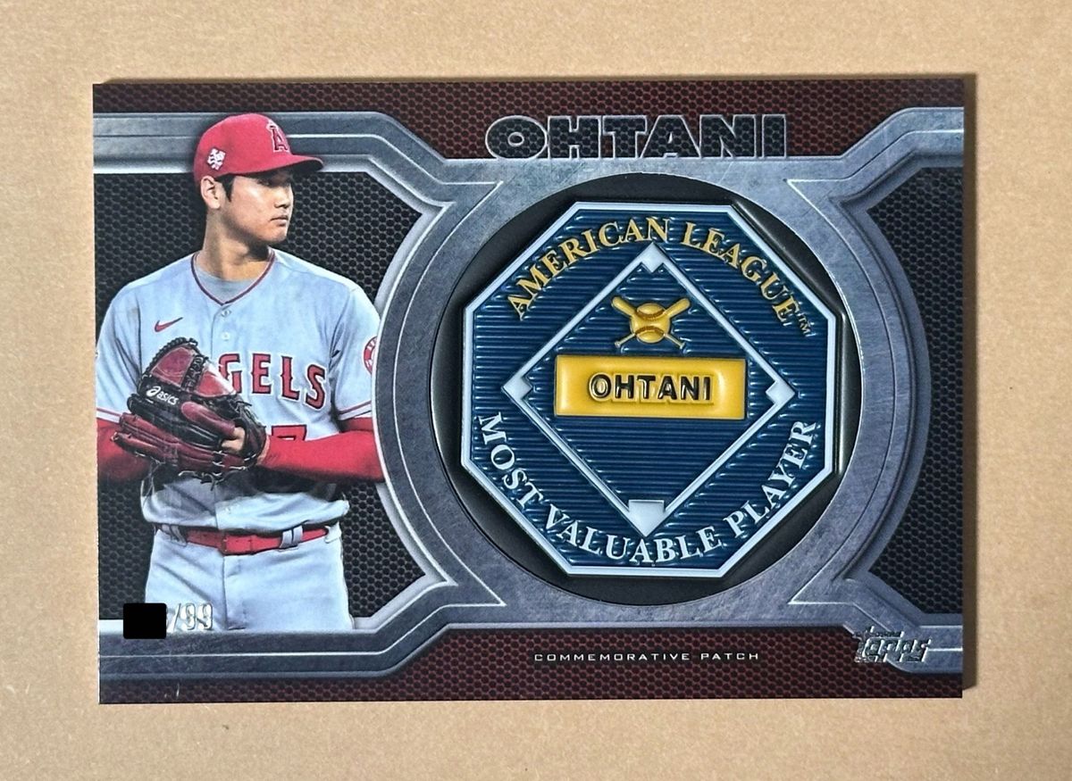 大谷翔平 2022 Topps Commemorative Patch /99 2022 Topps Update