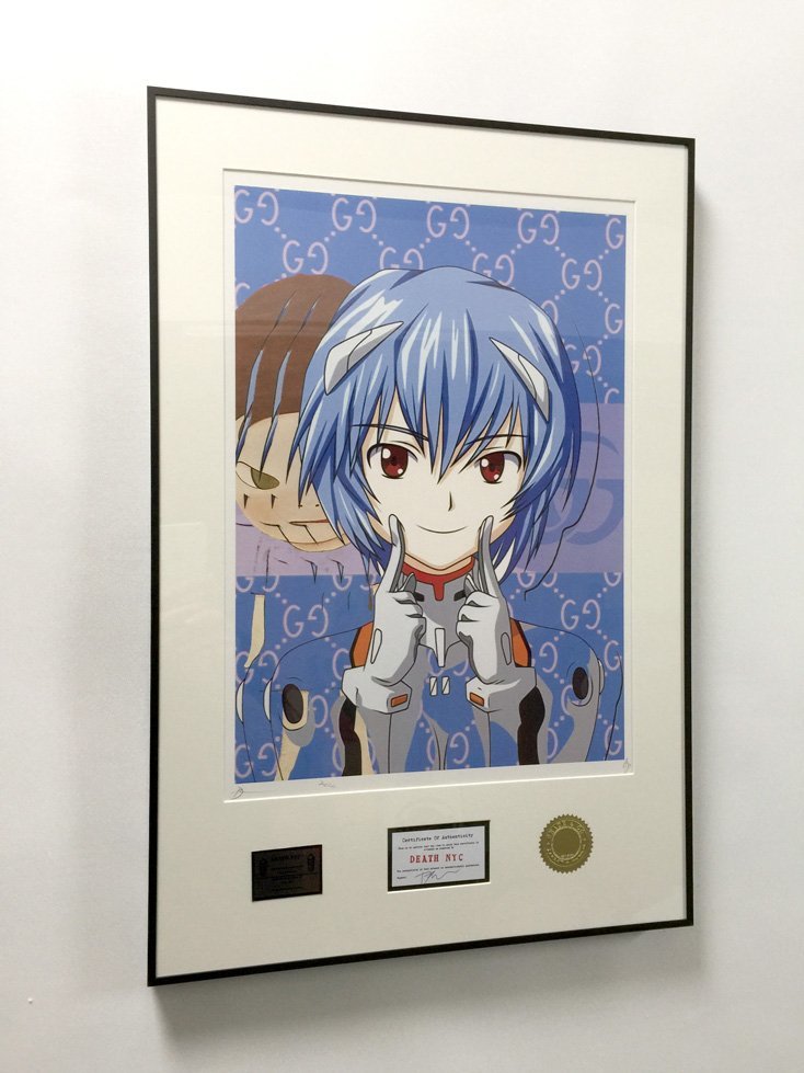 2020年 世界限定100枚 DEATH NYC アートポスター エヴァ×シュプ 2020年