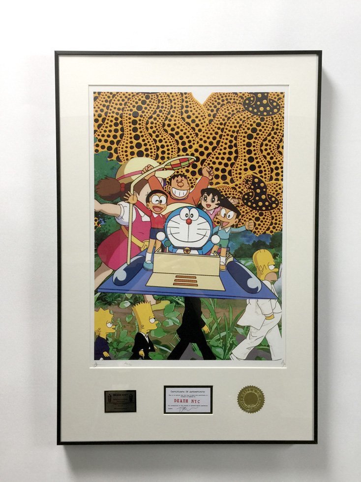 death nyc BA772 新品額付き Yahoo!オークション - DEATH NYC 額付き