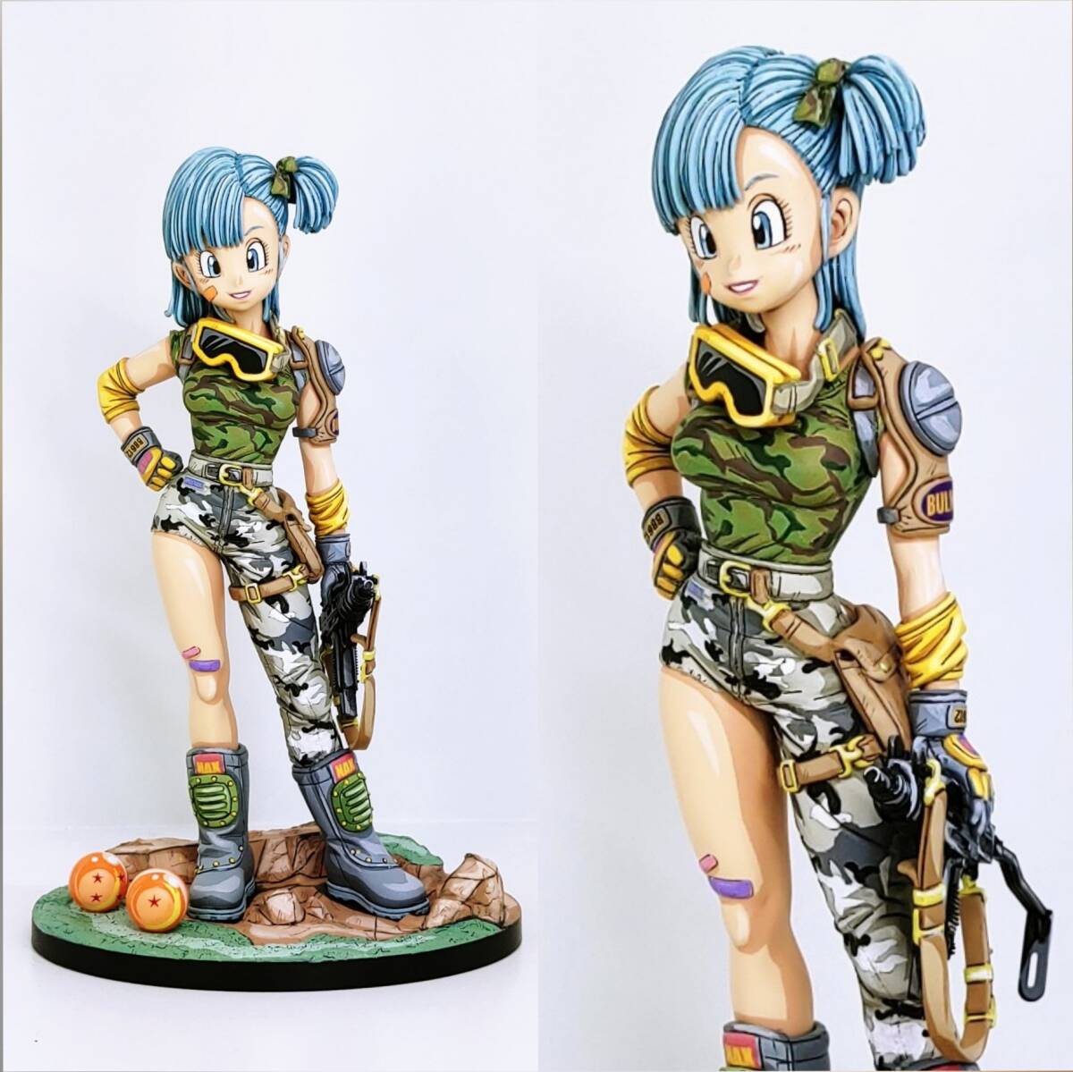 ドラゴンボール 造形天下一武道会 ブルマ フィギュア 2次元リペイント