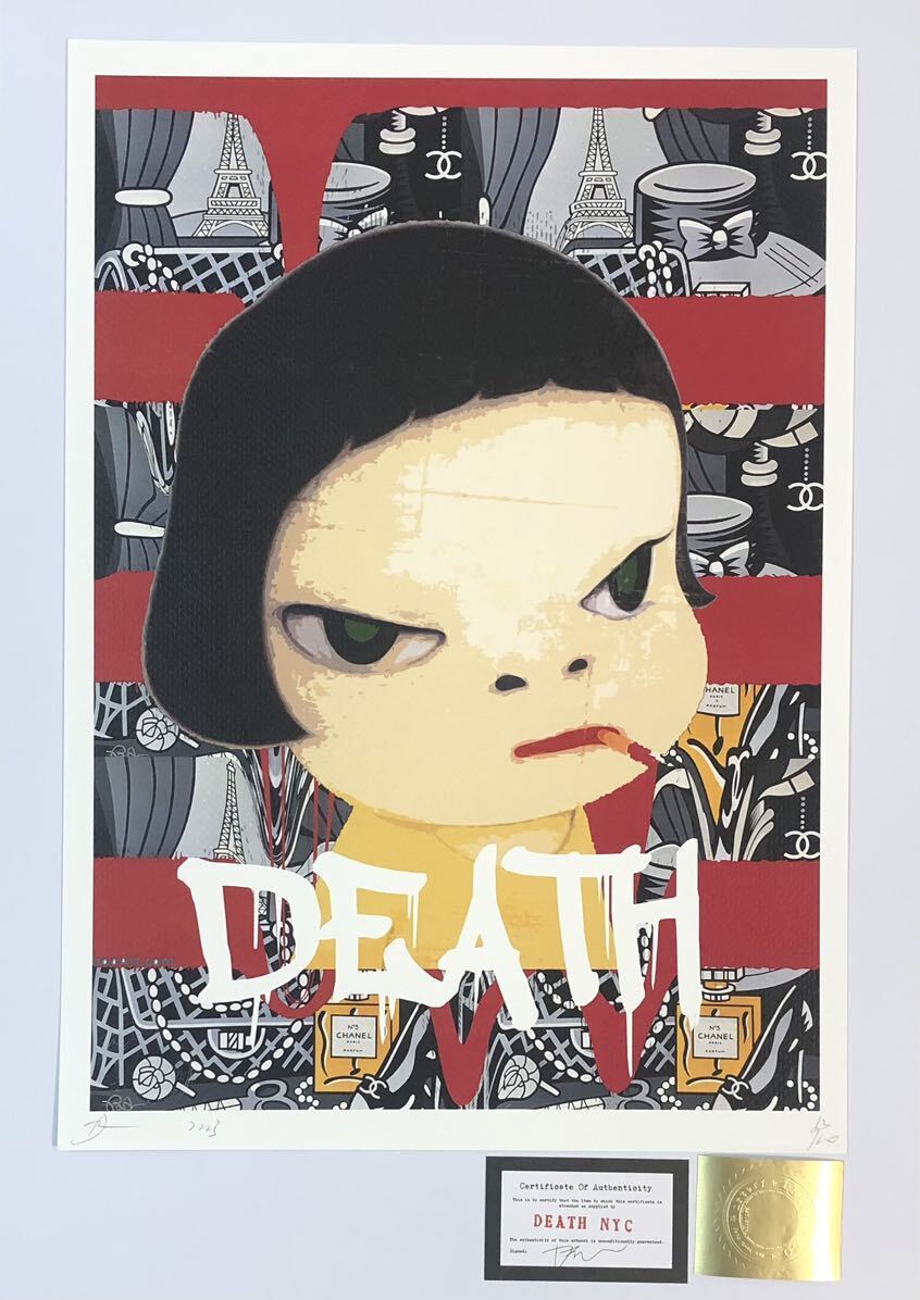DEATH NYC 世界限定100枚 アート ポスター VE Yahoo!オークション
