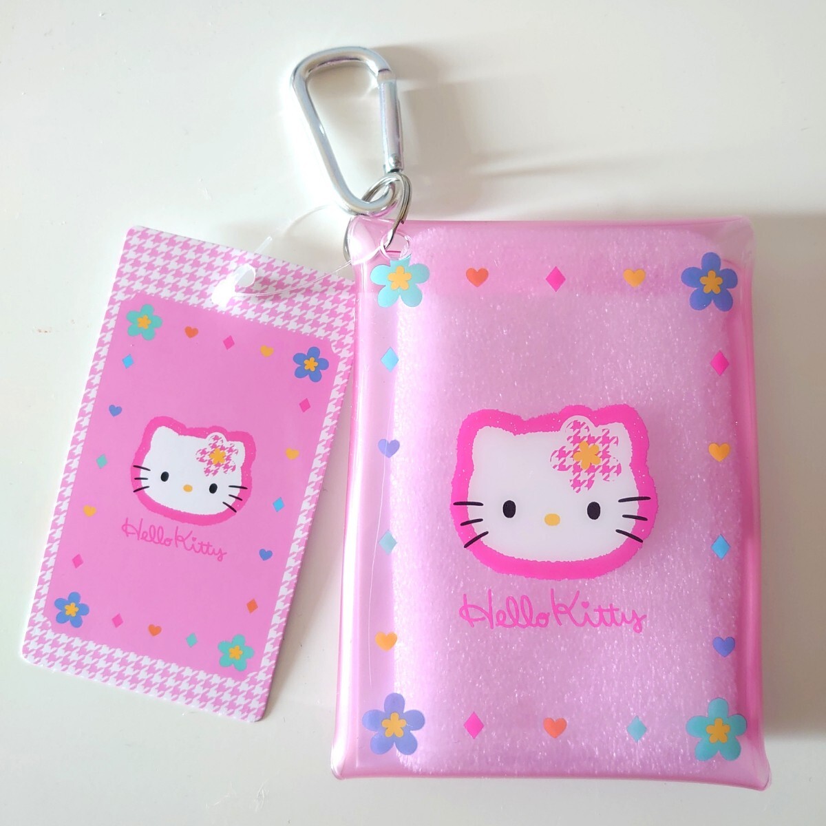 希少 未使用 レア レトロ サンリオ ハローキティ パスケース 花