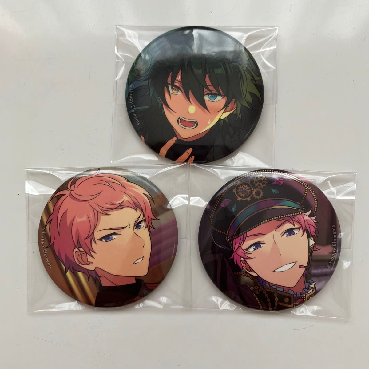 あんスタ 斎宮宗 影片みか キャラバッジ ストラップ AGF ハート缶 ロン