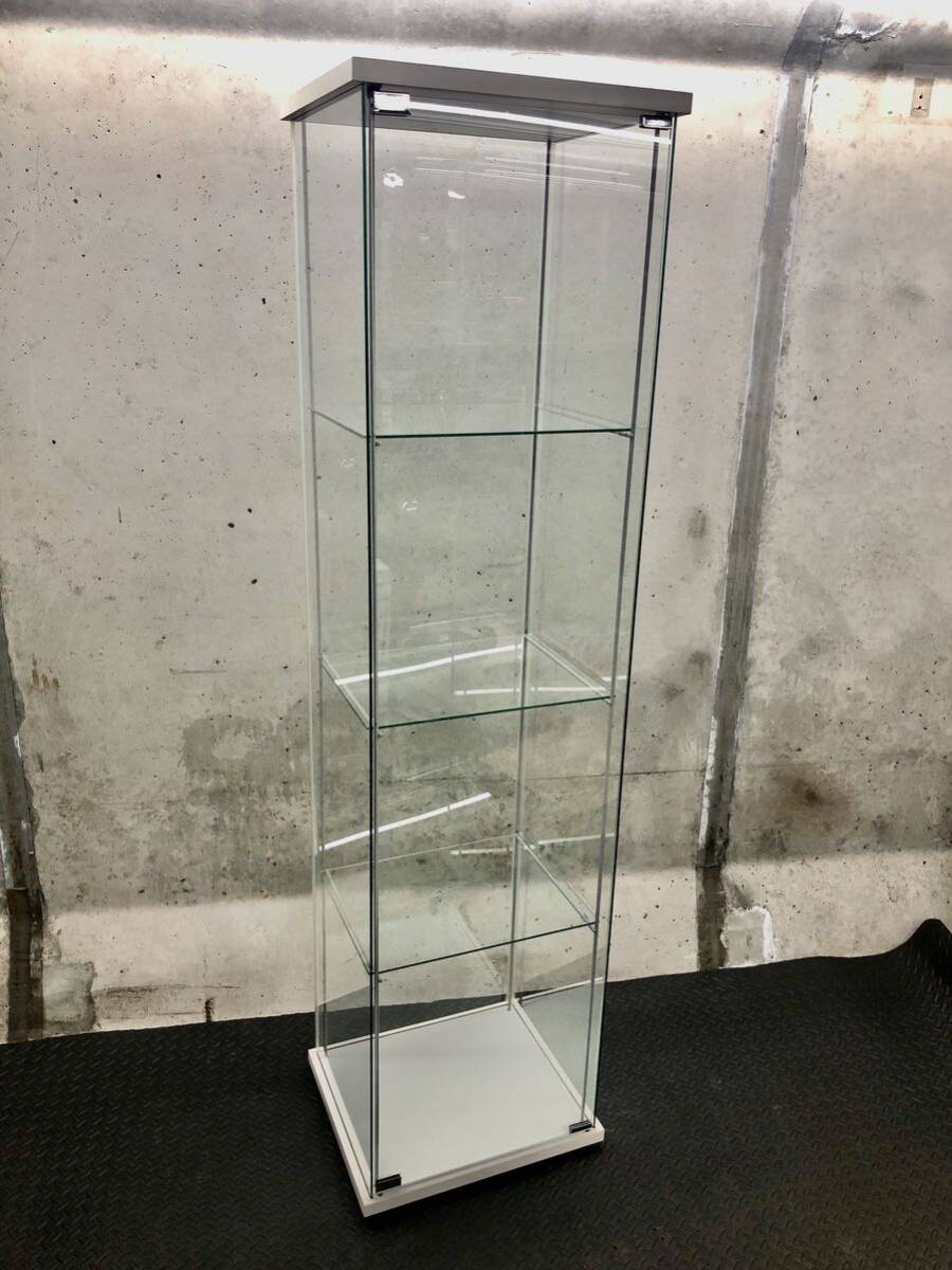 Yahoo!オークション - コレクションケース デトルフ IKEA 白 ガラス ケ