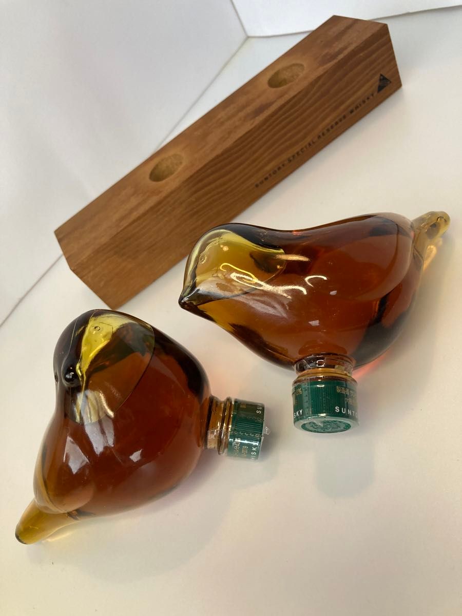 サントリーウイスキー スペシャルリザーブ 85年 筑波万博 小鳥ボトル