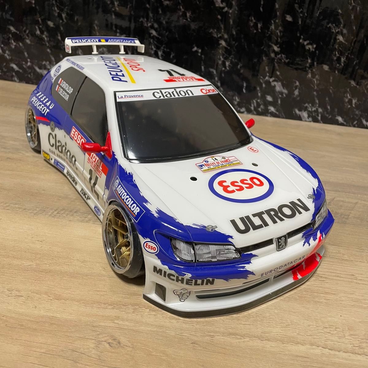 タミヤ プジョー306MAXIボディ ラリーカラー タミヤ プジョー306MAXI