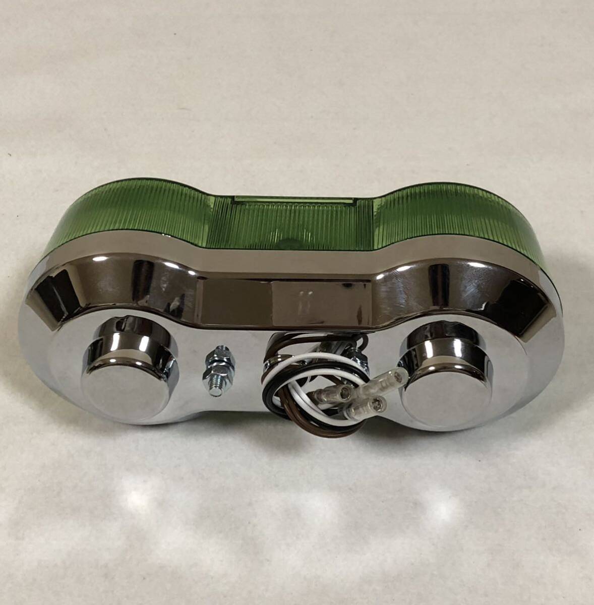 GT380 2灯式テールランプ 緑色 クリア 黄ばみ サンパチテール サンパチ