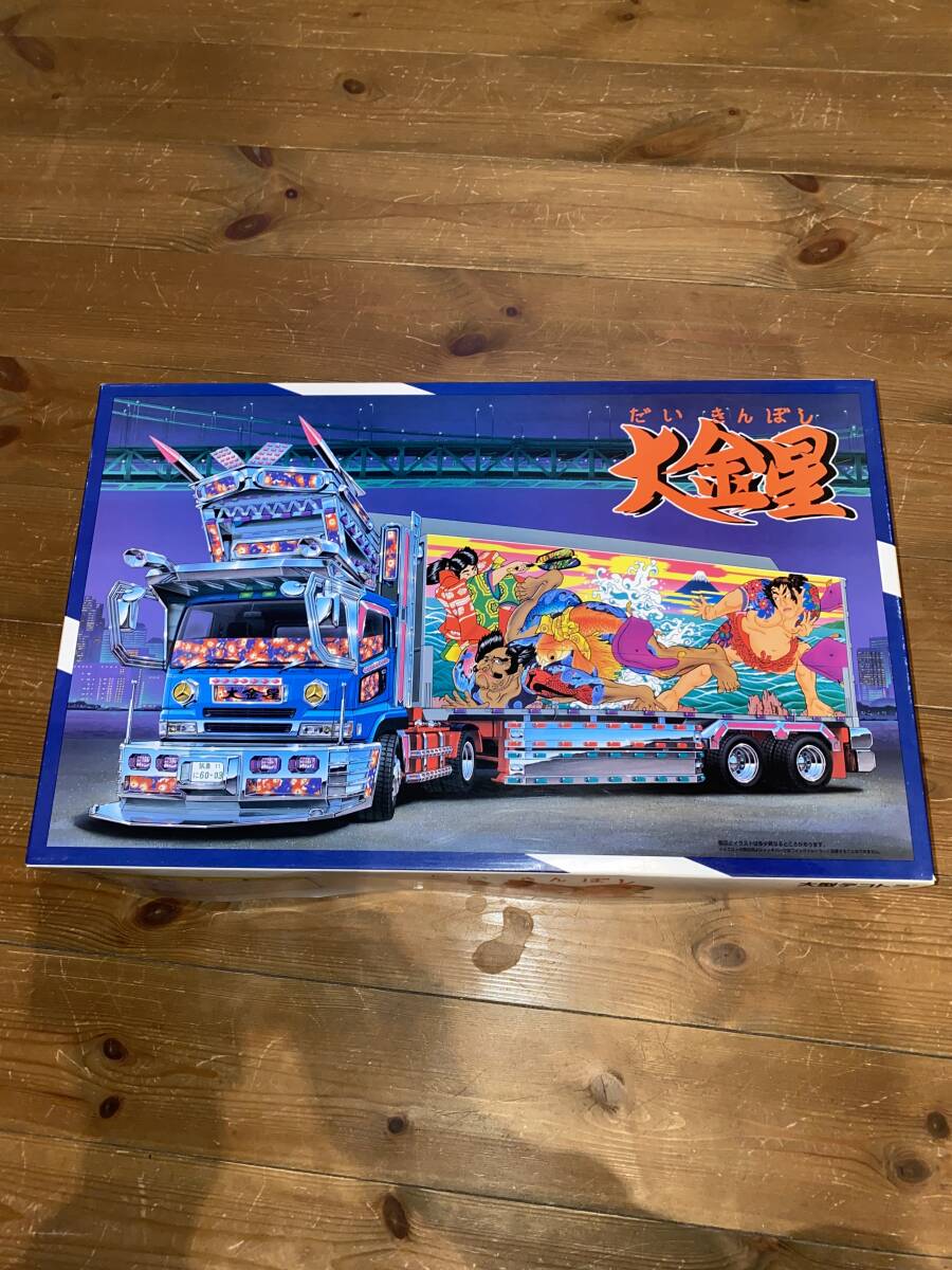 Yahoo!オークション - アオシマ 大型デコトラ プラモデル 大金星 1/3