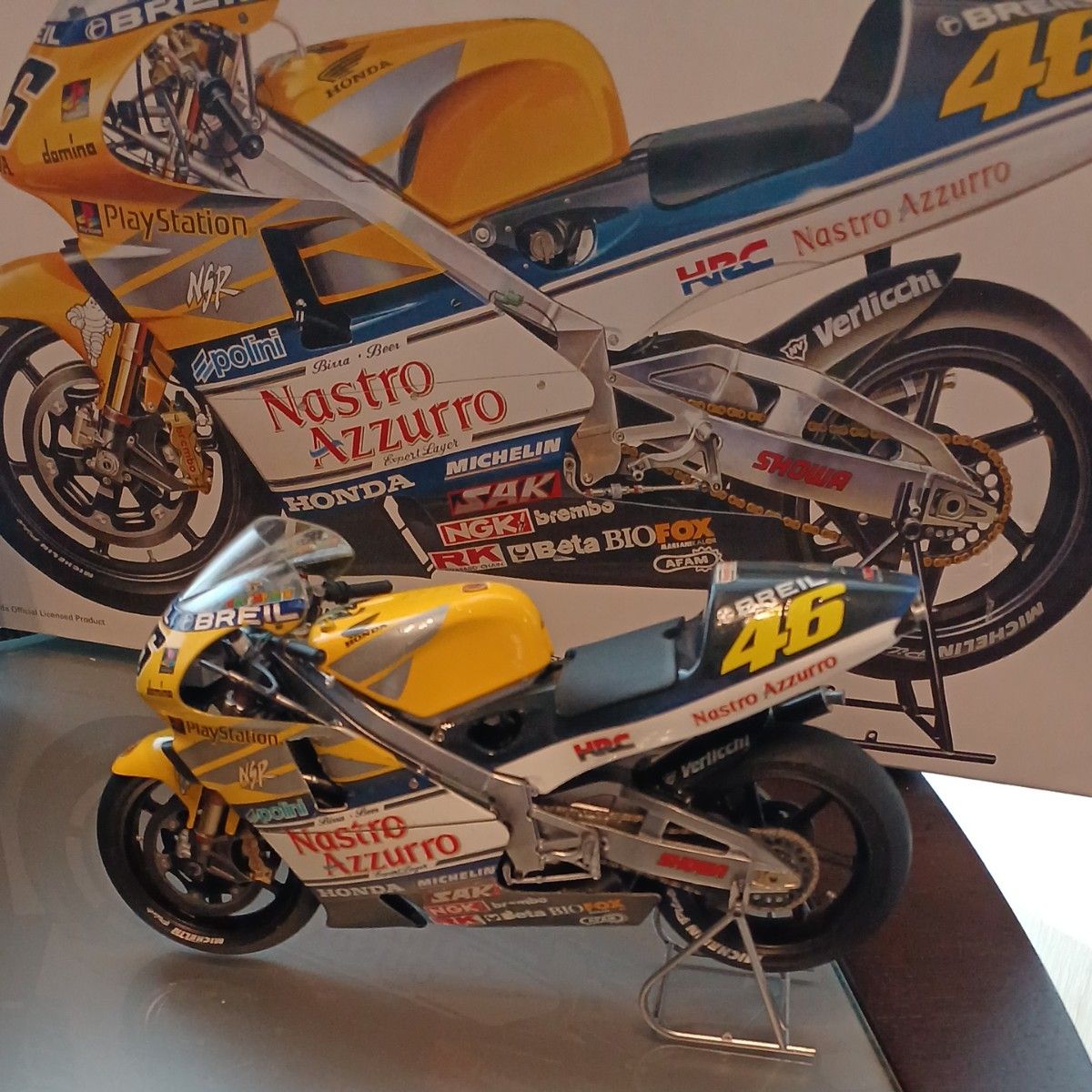 タミヤ ナストロアズーロ ホンダ NSR500 ロッシ タミヤ ナストロ