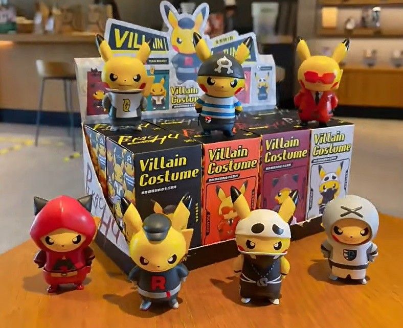 団員ごっこ ピカチュウ フィギュア コレクション ポケットモンスター