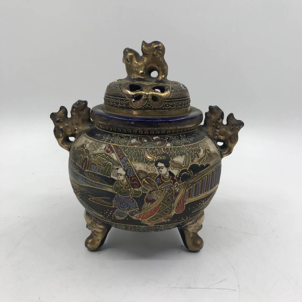 me504⑱『妖怪 がしゃどくろ 皿』 /骨董品 古美術 古玩 アンティーク