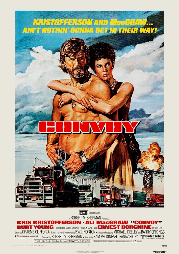 Yahoo!オークション - USポスター『CONVOY』（コンボイ） トラック野郎