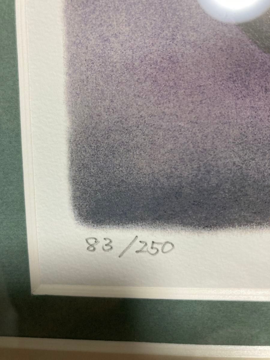 未使用 わちふぃーるど ダヤン 版画 限定250部 ぼくうちへ帰ろう