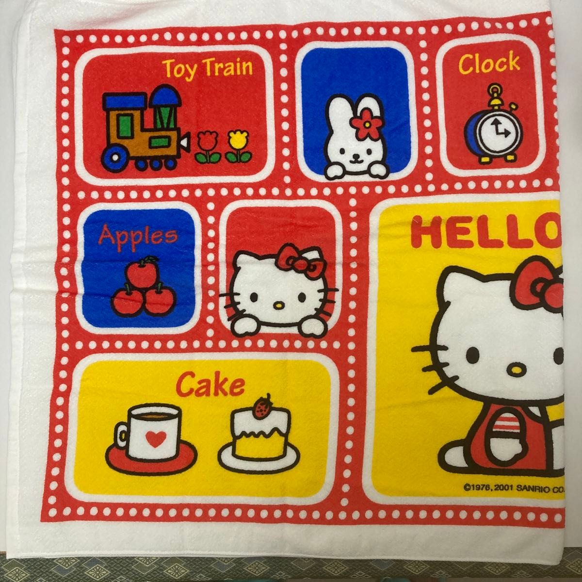 平成レトロ 2001年製 ハローキティ バスタオルB 未使用品｜Yahoo