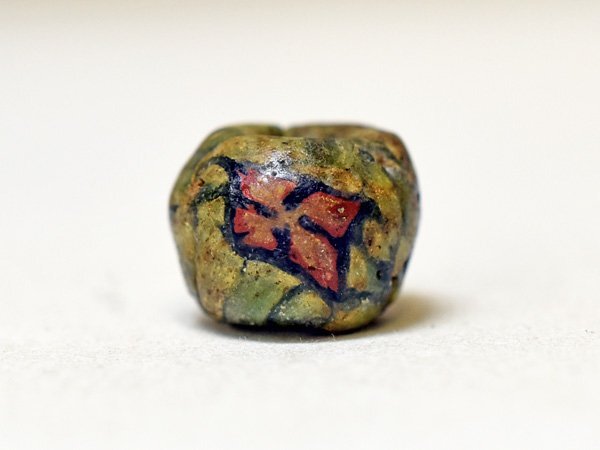 ローマンガラス 人面トンボorトップ M2423 ローマンガラス 人面