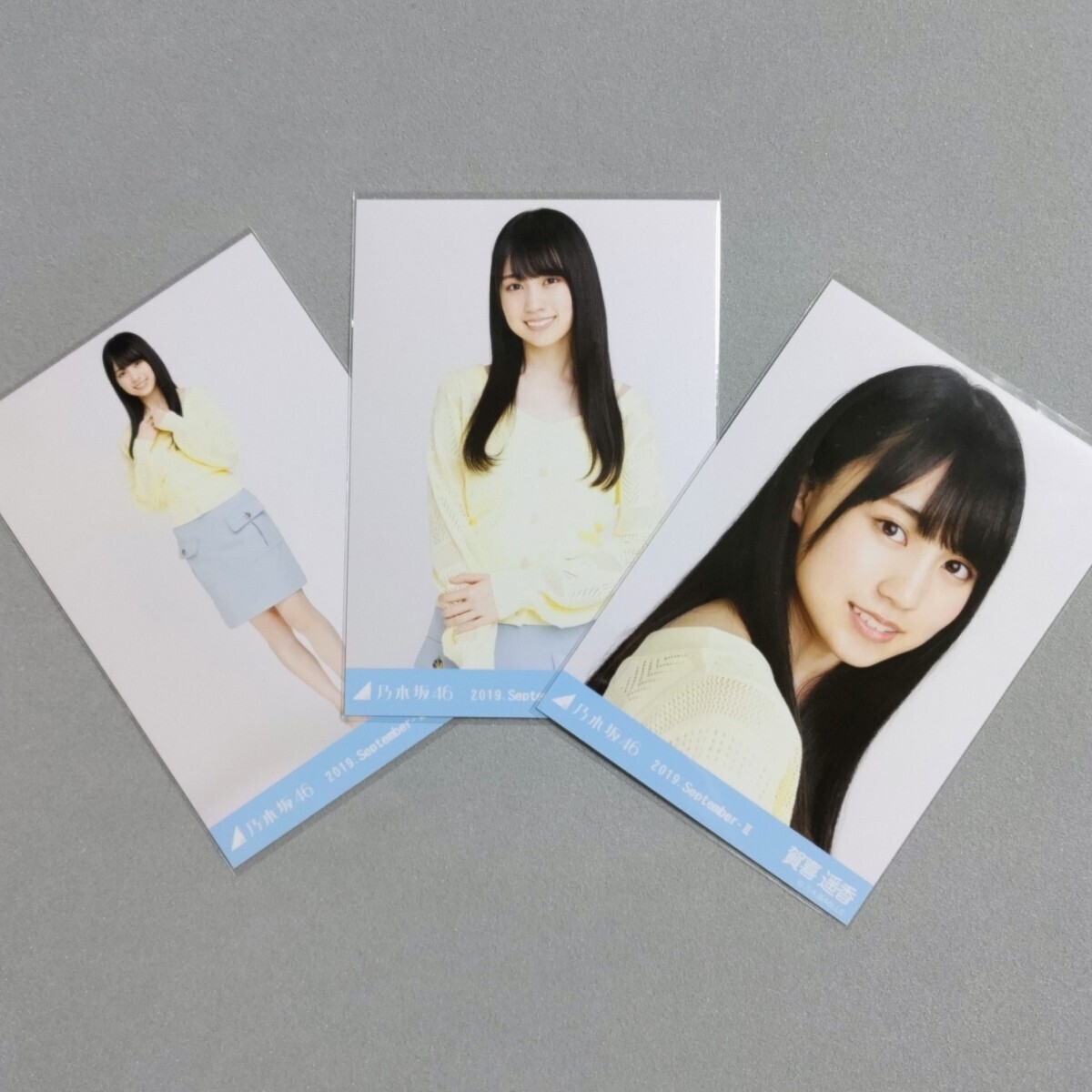 乃木坂46 生写真 プレッピー 賀喜遥香 直筆サイン