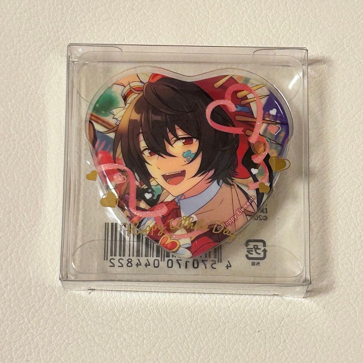 月永レオ あんスタ ホワイトデー ハート缶バッジ ホワイトデー ハート