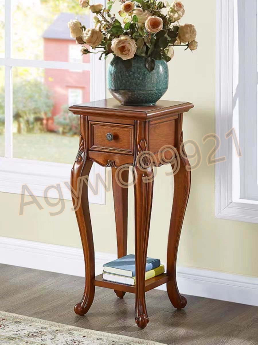 高級サイドテーブル コンソールテーブル 玄関テーブル 花台 電話台