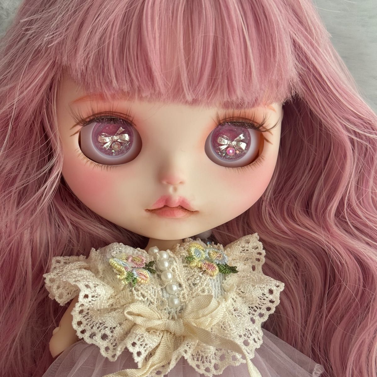 メル15145様専用】カスタムアイシードール ピンクMIXヘア 小売 アウト