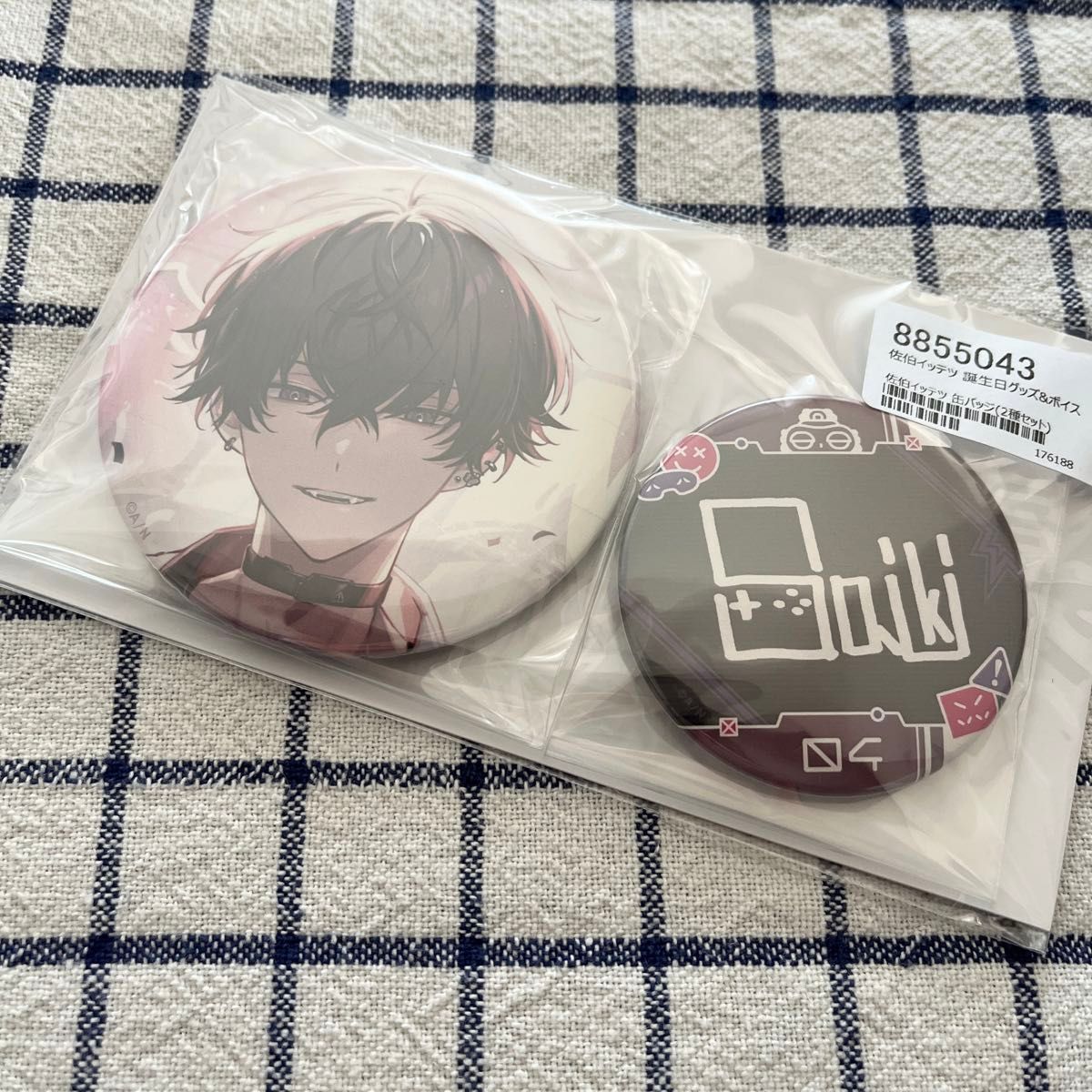 にじさんじ 誕生日グッズ 缶バッジ 佐伯イッテツ 誕生日 バースデー