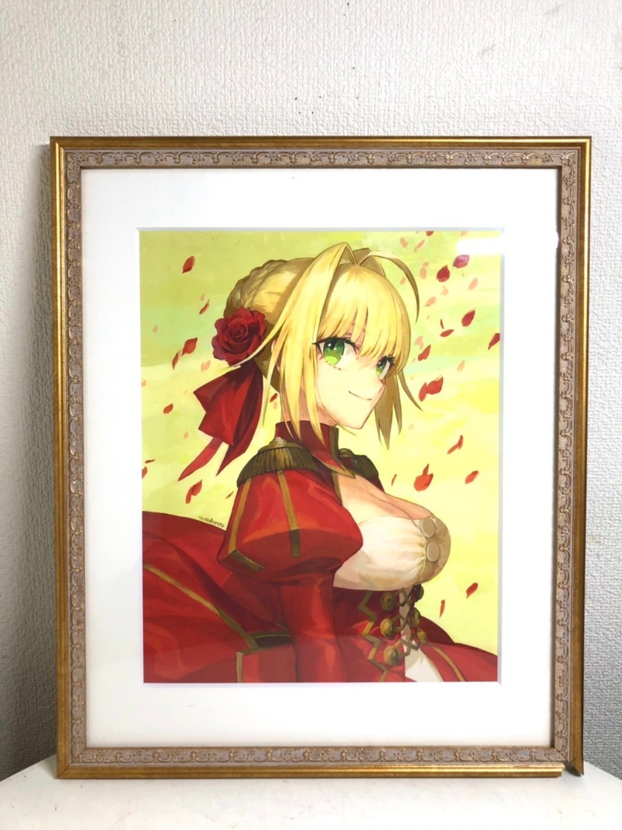 ネロ 原画 ワダアルコ 直筆サイン Fate/FGO ネロ ワダアルコ展 直筆