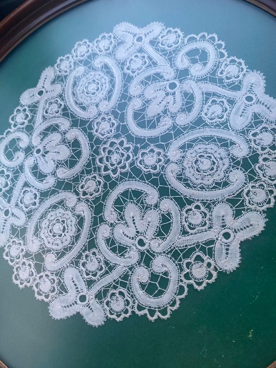 ベルギーブルージュロザリンレース額装 ベルギーレース｜Yahoo!フリマ