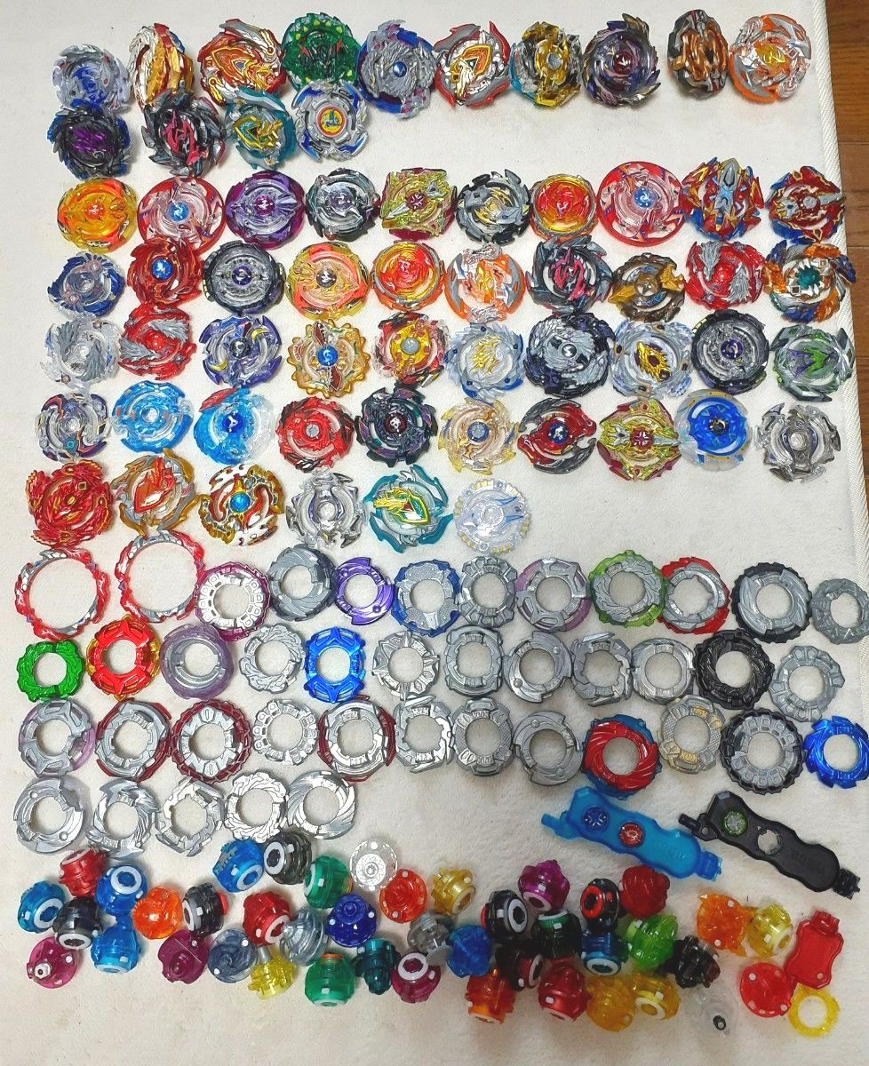 ◇ベイブレードバースト まとめ売り 117個セット おまけパーツ付き