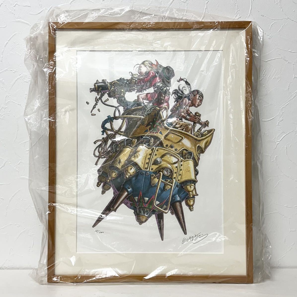 野地美樹子 版画 『春の歌』 猫 野地美樹子 版画 『春の歌』 猫 野地