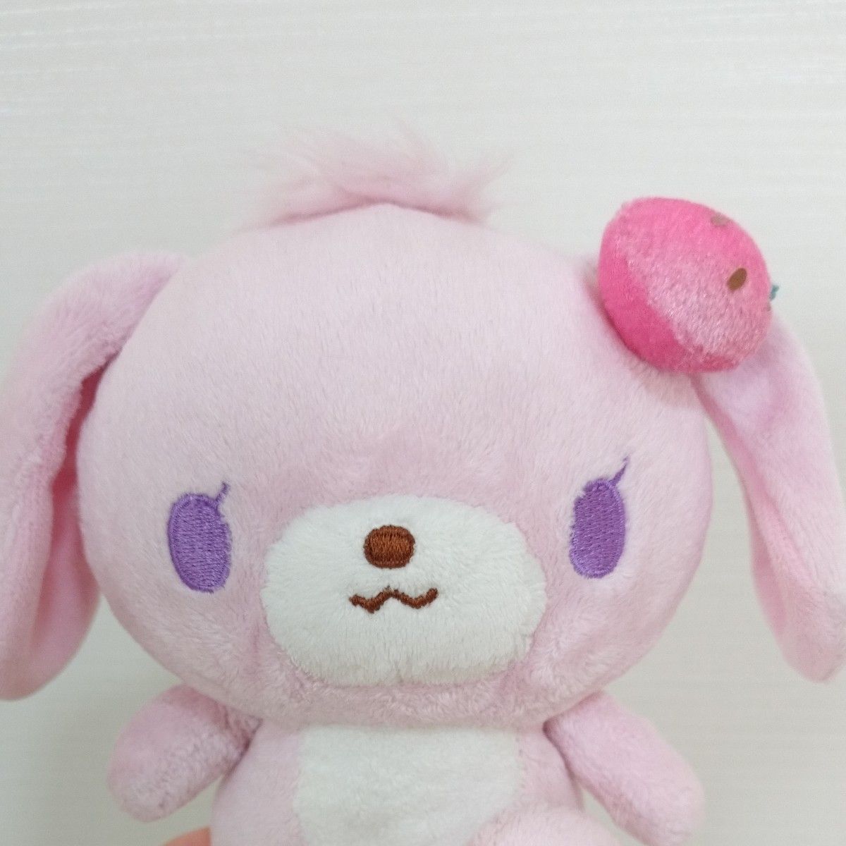 サンリオ シュガーバニーズ ストロベリーうさ 刺繍 ぬいぐるみ
