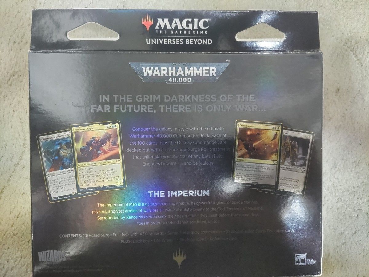 MTG ウォーハンマー 統率者デッキ 帝国の軍勢 コレクターズエディション