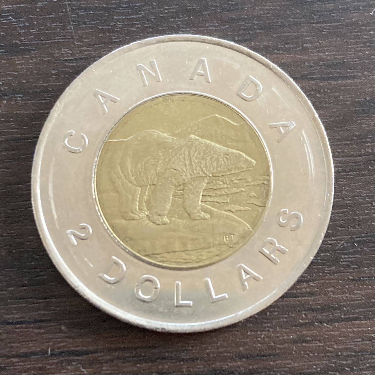 Yahoo!オークション - カナダ 2ドル硬貨 エリザベス女王2世 1996年発