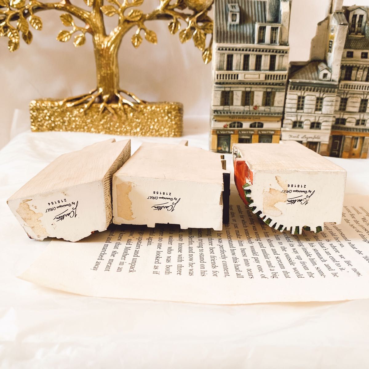 gault house ミニチュア置物 陶芸 フランス 街並み J Carlton