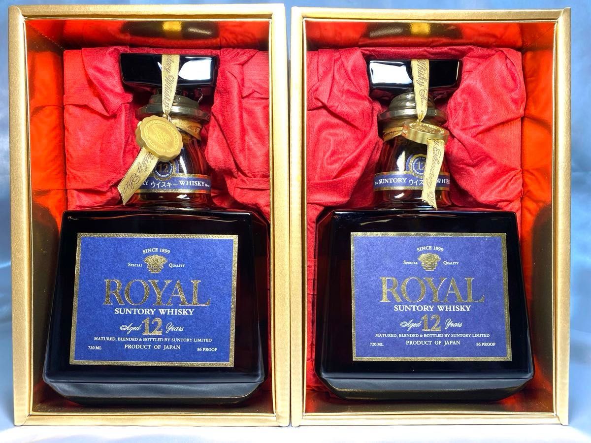 ◇未開栓 サントリーローヤル 15年 スリムボトル 青ラベル SUNTORY