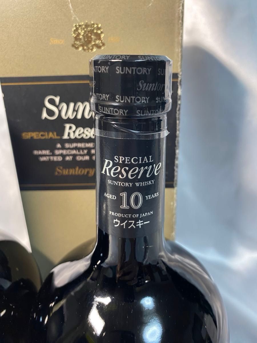 サントリーウイスキースペシャルリザーブ楽器ボトルハープ型