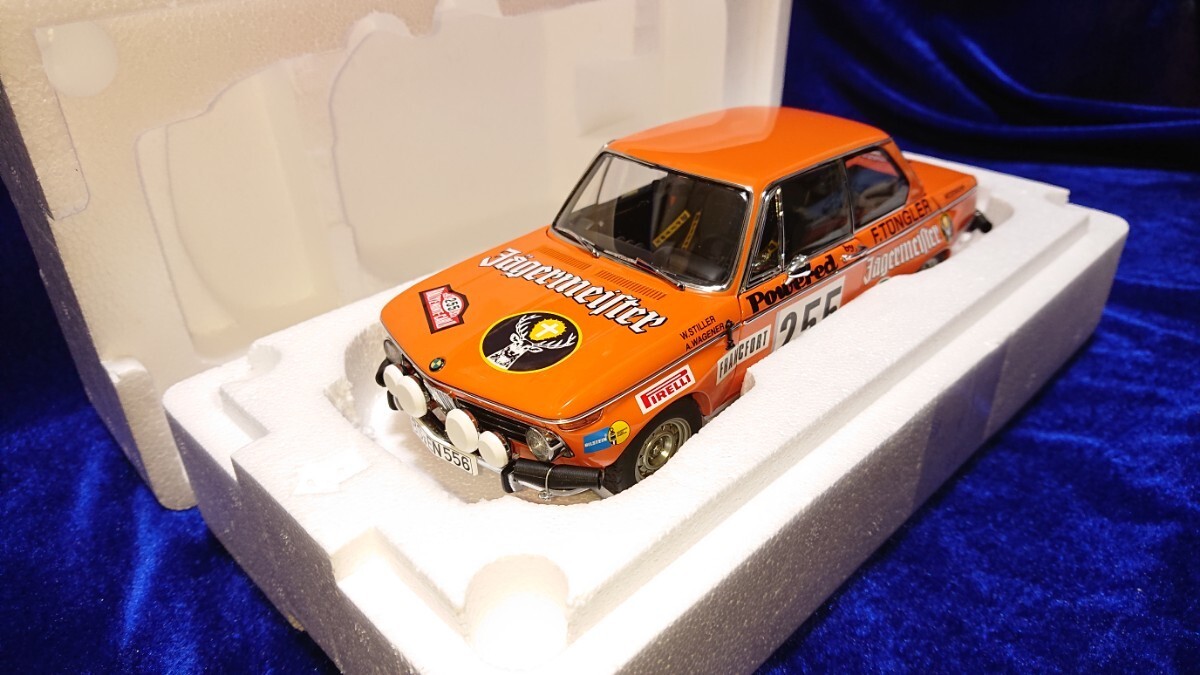1/18 Autoart オートアート BMW 2002 Rally Monte Carlo 1973 #255