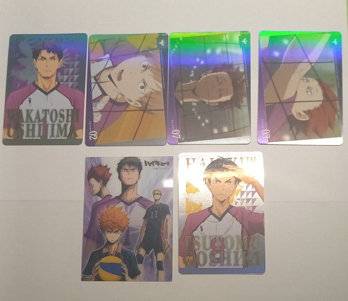 ハイキュー 牛島若利 天童覚 五色工 白布賢二郎 白鳥沢 缶バッジ