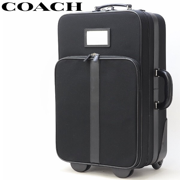 Yahoo!オークション - COACH コーチ 5955 ナイロンキャンバス×レザー