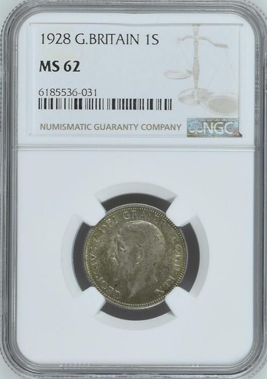 NGC MS62イギリス ヴィクトリア 1シリング 1S 銀貨 ジュビリー 古銭