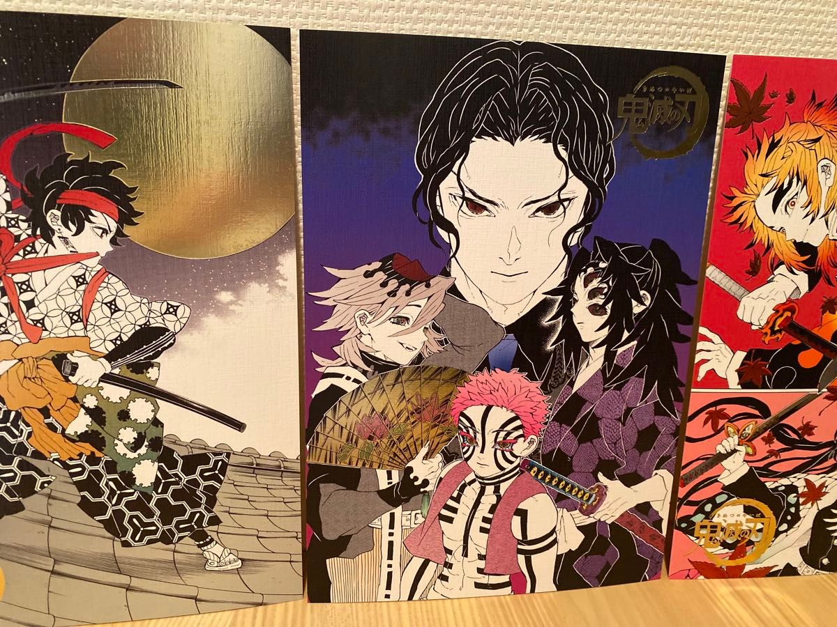 鬼滅の刃 原画展 箔押しイラストカードコレクション三種】煉獄杏寿郎
